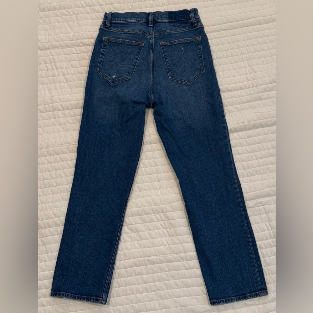 Abercrombie & Fitch Curve Love Ultra High Rise Ankle Straight Jean Size 26/2 - Picture 7 of 7